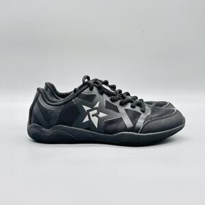 Rebel Shoes Womens 7 Black Nylon Ruthless Cheerleading Athletic Sneakers Comfort